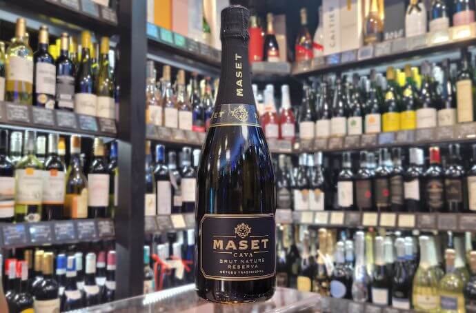 CAVA MASET BRUT NATURE RESERVA HISZPAŃSKIE WINO MUSUJĄCE WYTRAWNE
